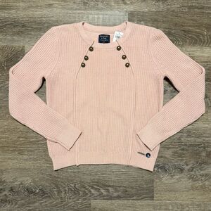Abercrombie & Fitch Light Pink Crew Neck Sweater